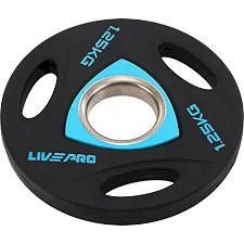 Блин для штанги полиуретановый LiveUp LP8020-1_25 ø51мм 1,25кг