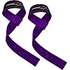 Лямки для тяги PowerPlay 7064 Lifting Gym Straps Фиолетовые