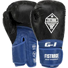 Перчатки для бокса FLEX FISTRAGE VL-7799 (Черный-синий)