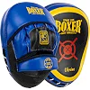 Лапа боксерская изогнутая тренировочная BOXER Элит 2013-01 23х19х4,5см 2штуки (Черный-синий)
