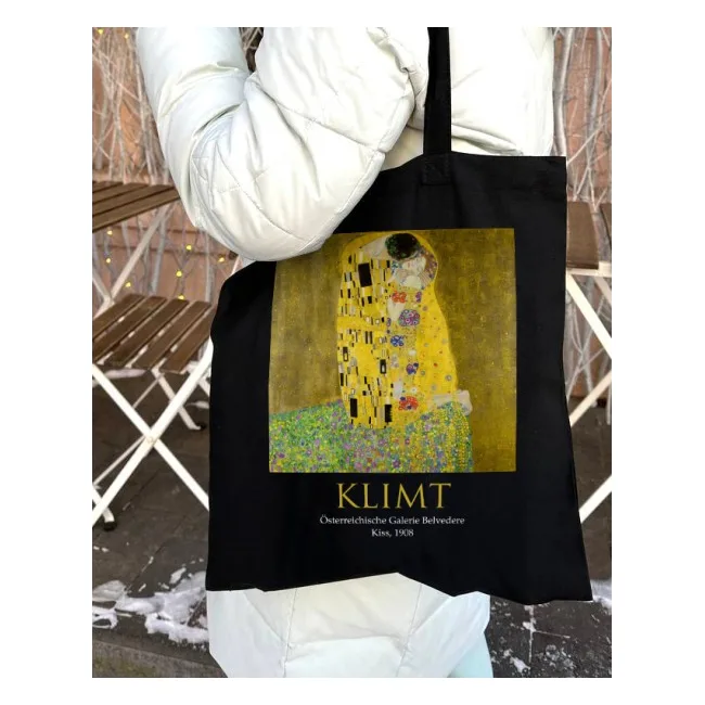 Экошопер BookOpt ВК4064 KLIMT «Поцелуй» Черный