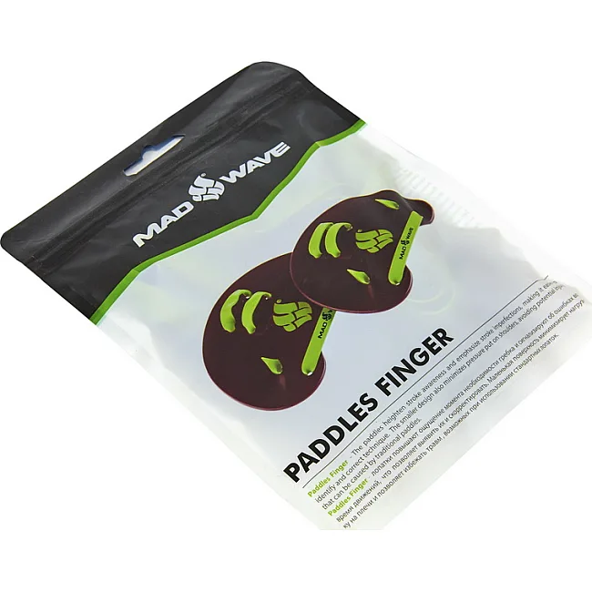 Лопатки на пальцы для плавания MADWAVE
 FINGER PADDLES M074505000W