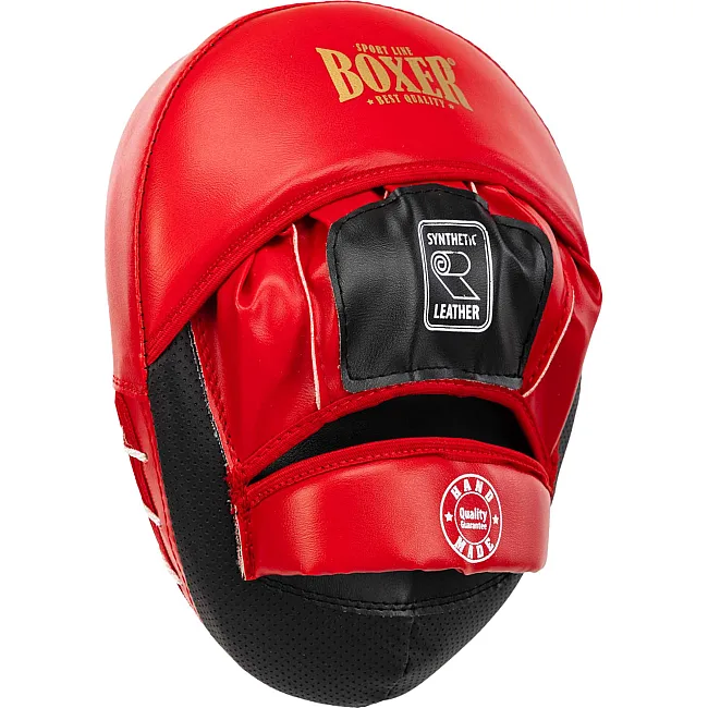 Лапа боксерская изогнутая тренировочная
 BOXER
 Элит 2013-01 23х19х4,5см 2штуки (Черный-синий)