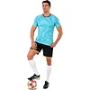 Футбольная форма
 комплект футболка и шорты LIDONG D8866 4XS-XXL (Голубой-черный)
