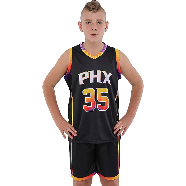 Детская баскетбольная форма
 NBA клуб Phoenix Suns 35 BA-9830 (Черный-желтый)