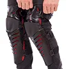 Мотонаколенники FOX M-4553 RAPTOR 2шт (Черный-красный)
