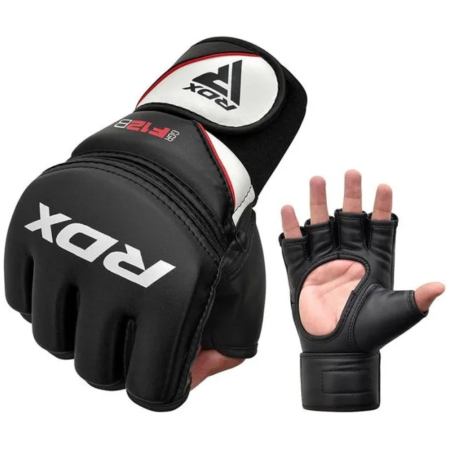 Перчатки для ММА RDX F12 Model GGRF Black (капа в комплекте)