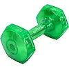 Гантель для фітнесу з покриттям TPU ZELART Jelly Urethane Coated Dumbbells TA-2946-10LB 1шт 4,5кг (Салатовий)