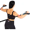 Трубчатый эспандер
 с карабином в защитном рукаве RESISTANCE TUBE LiveUp LP8401-L нагрузка высокая