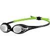 Детские очки для плавания Arena SPIDER JR MIRROR черный, зеленый
