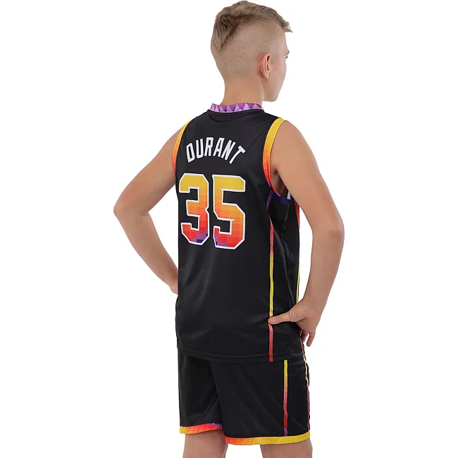 Детская баскетбольная форма
 NBA клуб Phoenix Suns 35 BA-9830 (Черный-желтый)