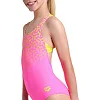 Купальник Arena KIKKO V SWIMSUIT SWIM PRO BACK фиолетовый, желтый