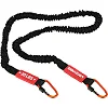 Трубчатый эспандер
 с карабином в защитном рукаве RESISTANCE TUBE LiveUp LP8401-L нагрузка высокая