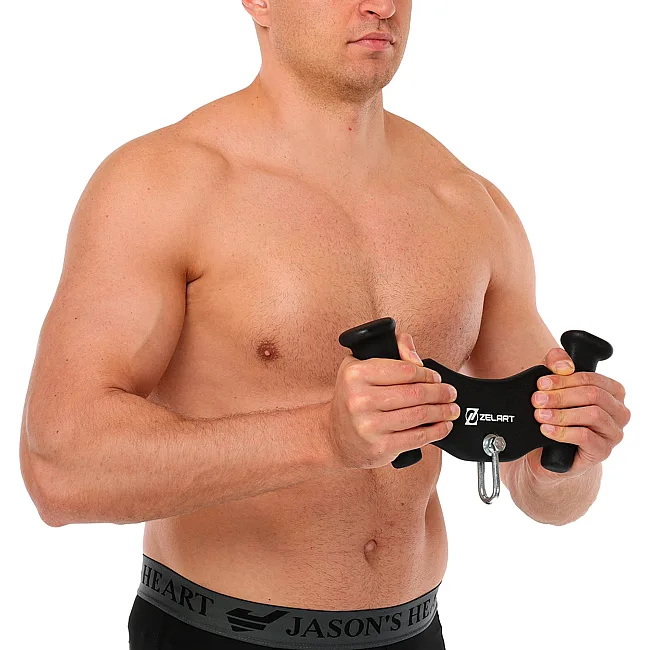 Рукоять для тяги c узким хватом
 Pull Down Handle нескользящее покрытие Mdbuddy TA-5389
 33х5,5х14см