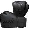 Боксерские перчатки RDX F6 Kara Matte Black (капа в комплекте)