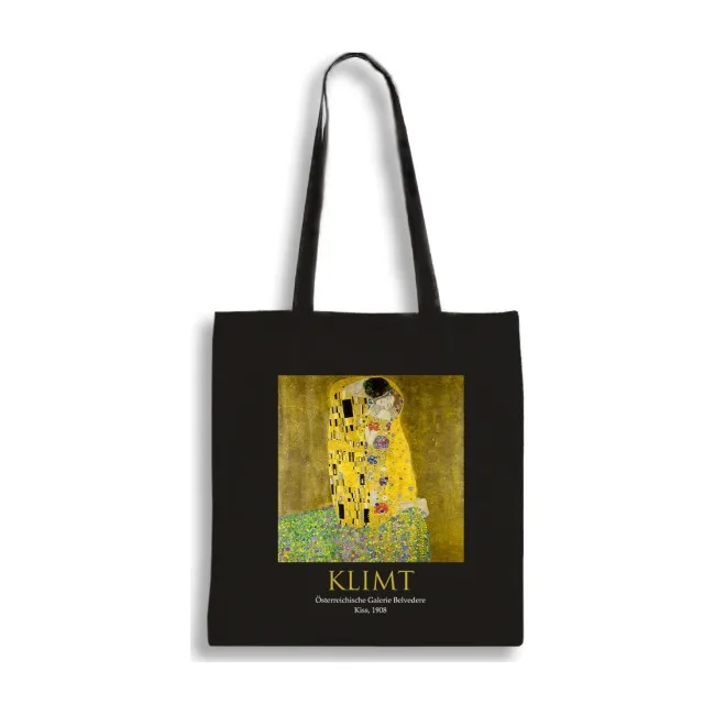 Экошопер BookOpt ВК4064 KLIMT «Поцелуй» Черный