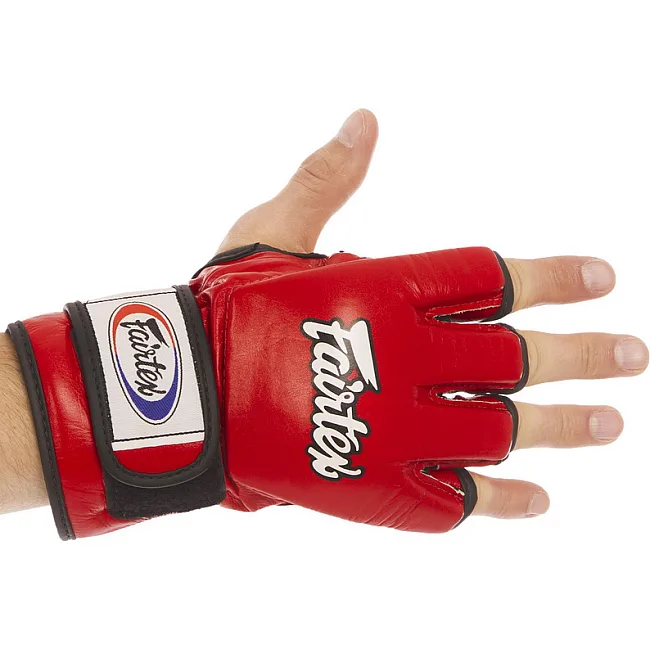 Рукавички для ММА
 FAIRTEX FGV12 (Червоний)
