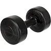 Гантель для фитнеса с PE покрытием ZELART TA-4759-3 1шт 3кг (Черный)