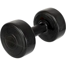 Гантель для фитнеса с PE покрытием ZELART TA-4759-3 1шт 3кг (Черный)