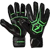 Вратарские перчатки с защитой пальцев STORELLI FB-905 (Черный-зеленый)