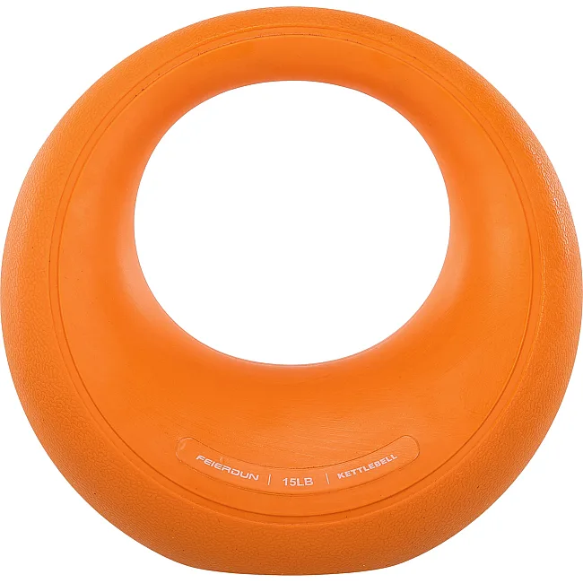 Гиря цельная с TPR покрытием Star Moon SP-SPORT SC-80145-15LB вес 6,8кг (Оранжевый)