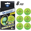 Мячи для настольного тенниса Donic Glow in the dark (6шт.) 40+ green