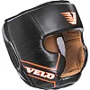 Боксерский шлем с полной защитой кожаный VELO VL-2219