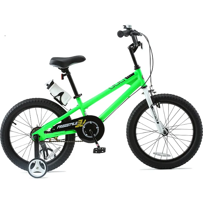 Детский велосипед ROYALBABY FREESTYLE 18", OFFICIAL UA, зеленый