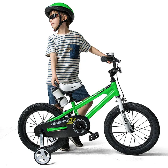 Детский велосипед ROYALBABY FREESTYLE 18", OFFICIAL UA, зеленый