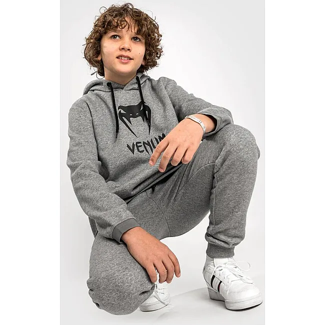 Детское худи VENUM Classic For Light Heather Grey
