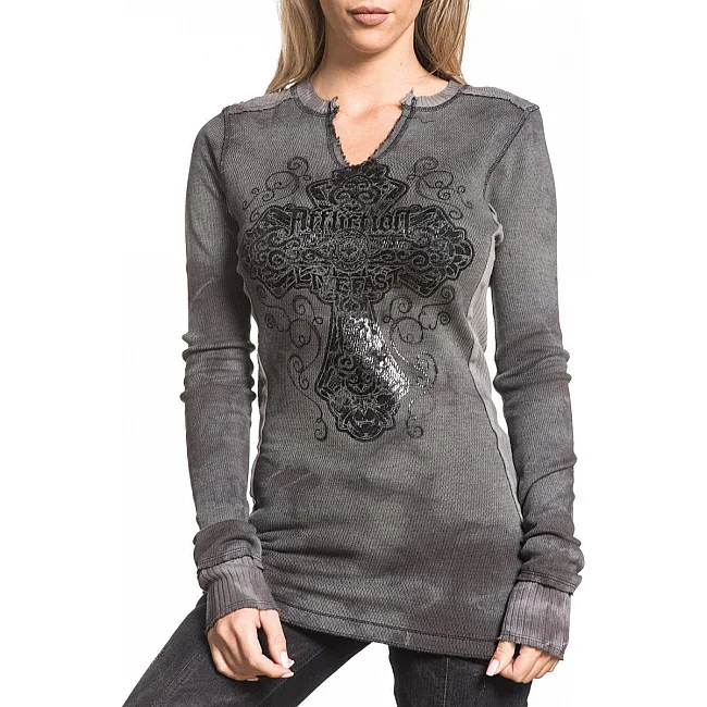 Двустороння термалка Affliction Rossellini Reversible Thermal