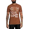 Двусторонняя футболка AFFLICTION Bad Omen A26013 Short Sleeve Rev Tee