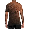 Двусторонняя футболка AFFLICTION Bad Omen A26013 Short Sleeve Rev Tee