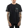 Футболка мужская AFFLICTION FD Smoke Screen Tee Black Lava Wash