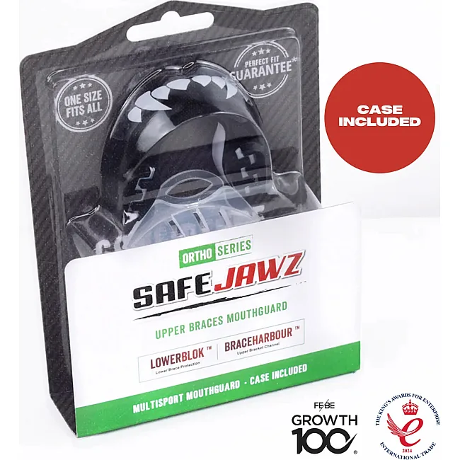 Капа для бокса для брекетов SafeJawz Ortho Series Fangz for Braces Adult