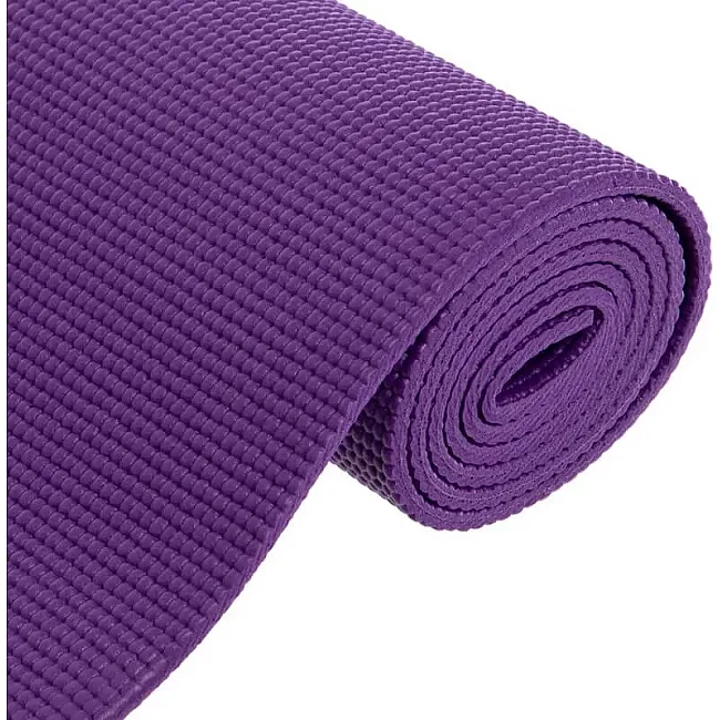 Килимок для фітнесу і йоги POWER SYSTEM PS-4014 PVC Purple (173x61x0.6)