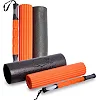 Масажний роллер (МФР рол) набір 3в1 POWERPLAY 4022 Therapy Roller Чорно-помаранчевий