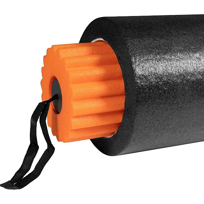 Масажний роллер (МФР рол) набір 3в1 POWERPLAY 4022 Therapy Roller Чорно-помаранчевий