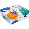 Мяч для фитнеса с эспандером и ремнем для крепления PRO-SUPRA FI-0702B-65 65см