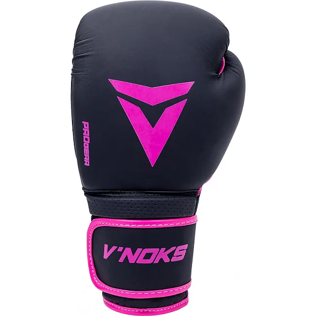 Перчатки для бокса V`NOKS Ultima Black Fuxia