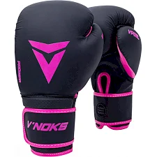 Перчатки для бокса V`NOKS Ultima Black Fuxia