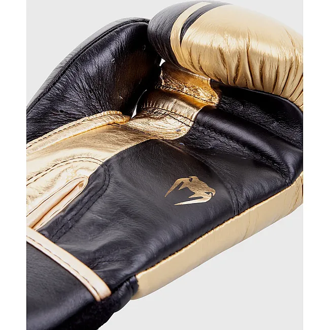 Перчатки для бокса VENUM Shield Pro Velcro Black Gold