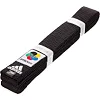 Пояс для карате Adidas Elite WKF (черный, ADIB240WKF)