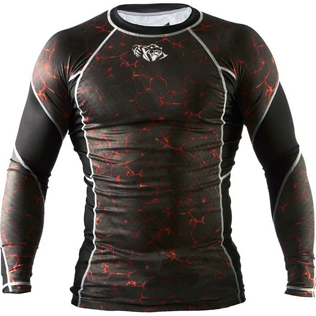 Рашгард Peresvit Immortal Silver Force Rashguard Long Sleeve Lava