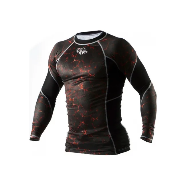 Рашгард Peresvit Immortal Silver Force Rashguard Long Sleeve Lava