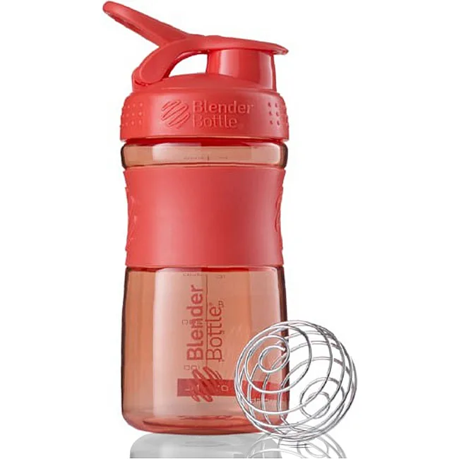 Спортивный шейкер-бутылка BLENDERBOTTLE SportMixer Flip 20oz/590мл Coral