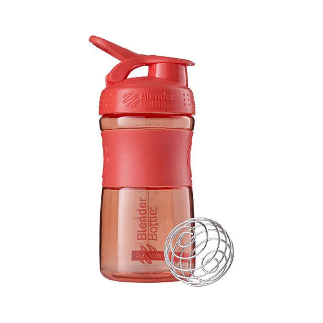 Спортивный шейкер-бутылка BLENDERBOTTLE SportMixer Flip 20oz/590мл Coral