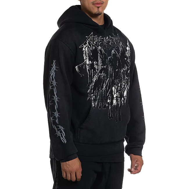 Толстовка AFFLICTION Black Night Po Black Beauty Potassium Spay