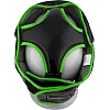 Тренировочный шлем для бокса POWERPLAY 3068 PU + Amara Черно-Зеленый