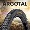 Велопокрышка бескамерная CONTINENTAL Argotal Downhill 29 x 2.40 SuperSoft черная, складная skin